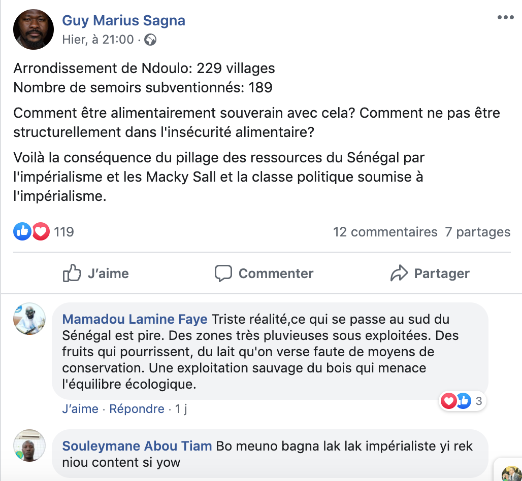 Guy Marius Sagna placé en garde à vue: Ce qui lui est reproché