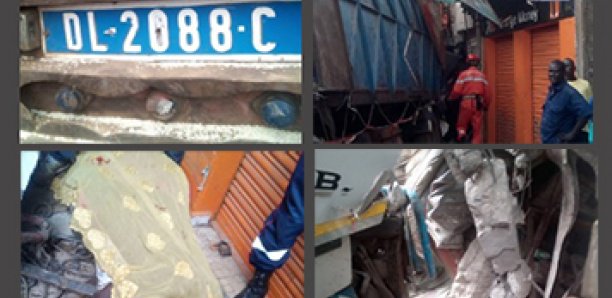 Thiaroye sur Mer : Un camion dérape et fait un carnage dans une boutique