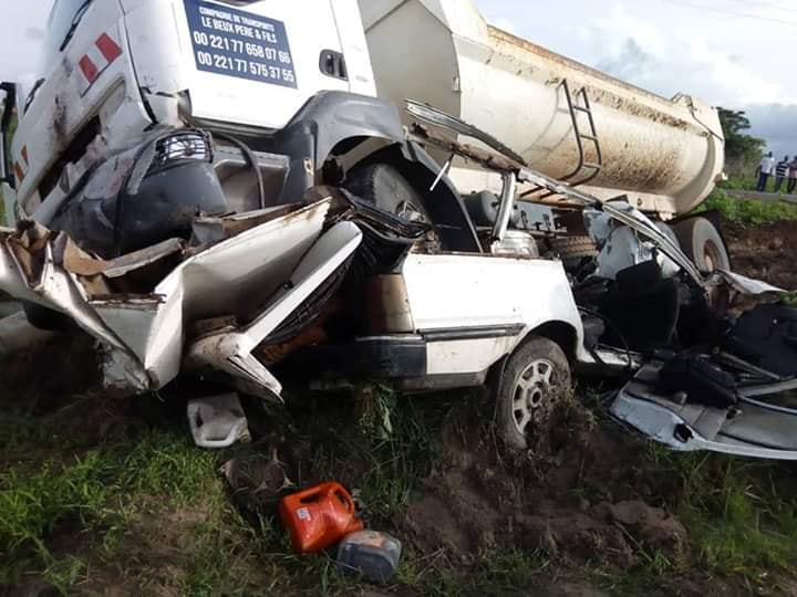 Violente collision entre un camion et un « 7 places » : 6 morts, 2 blessés…