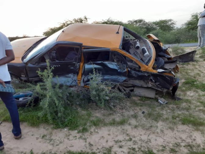 Terrible accident à Gandiol : Les premières images prises après la collision