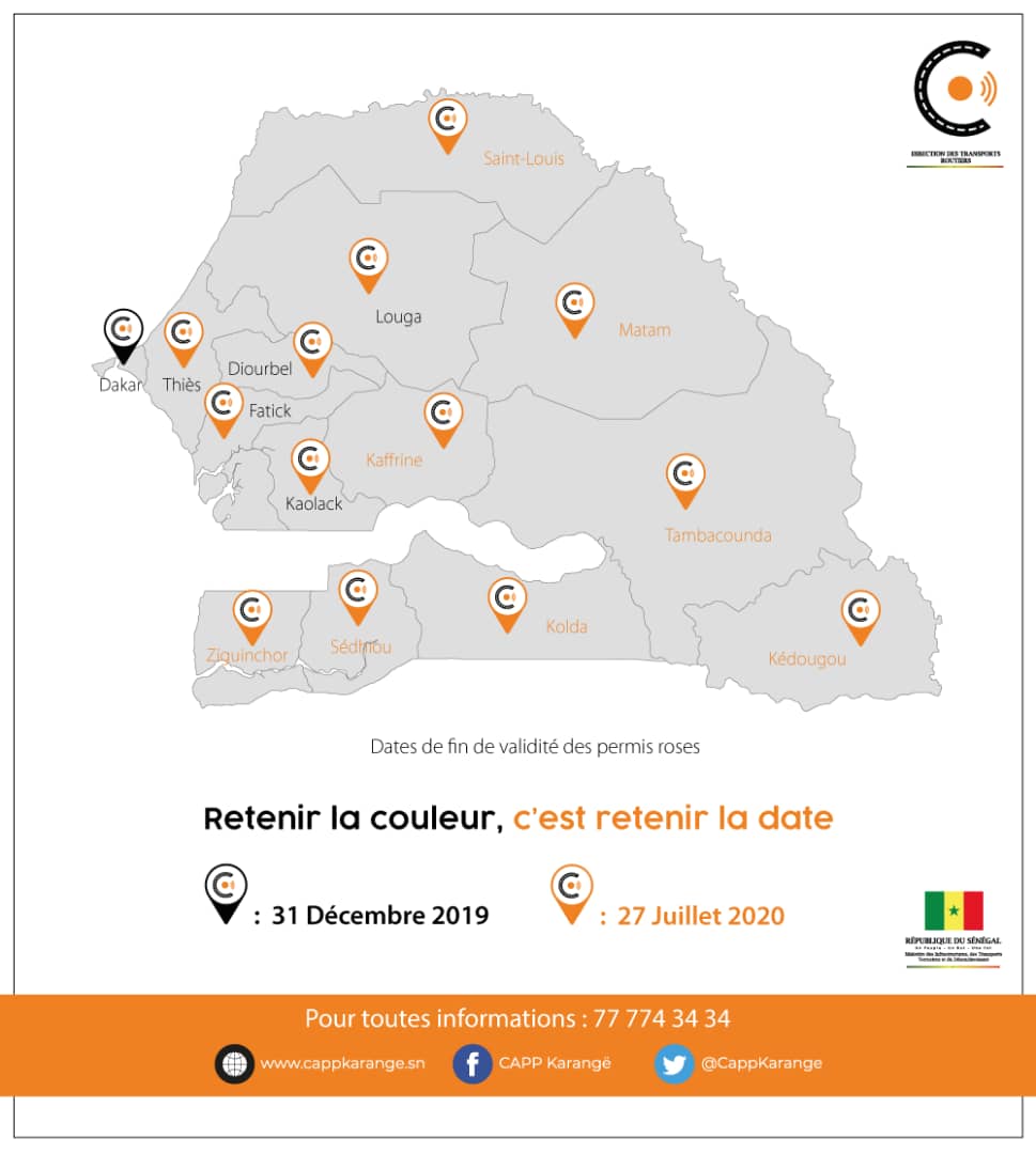 Communiqué de presse: MINISTERE DES INFRASTRUCTURES, DU TRANSPORT TERRESTRE, ET DU DESENCLAVEMENT
