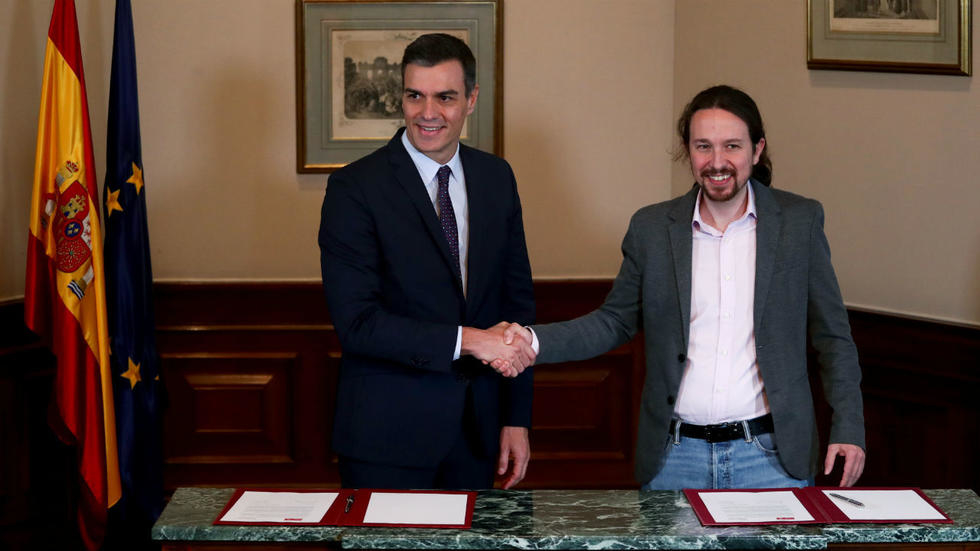 En Espagne, le parti socialiste et Podemos s'entendent pour former un gouvernement