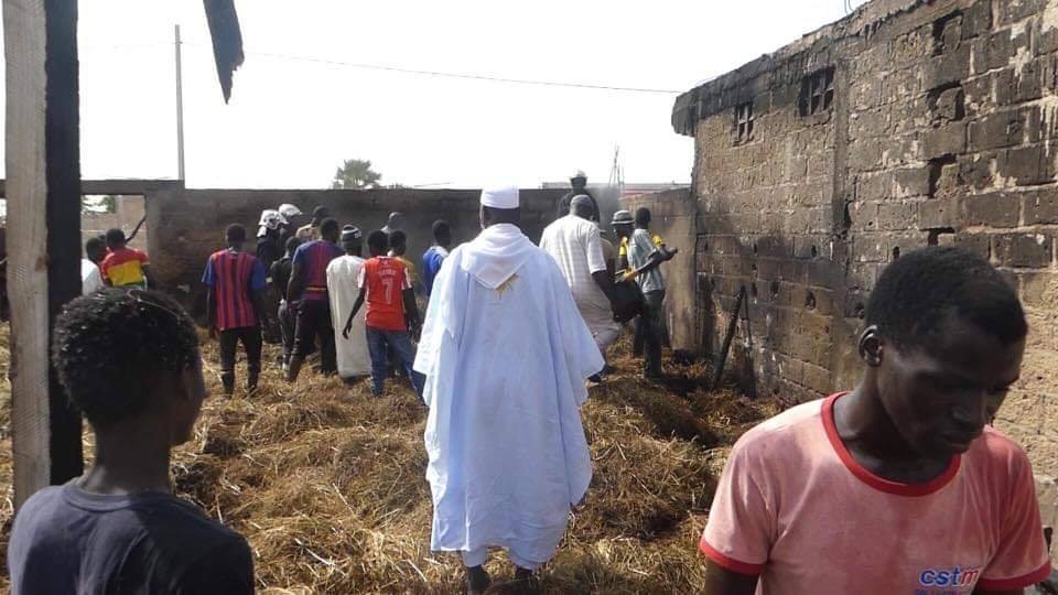 Incendie chez Imam Alioune NDAO