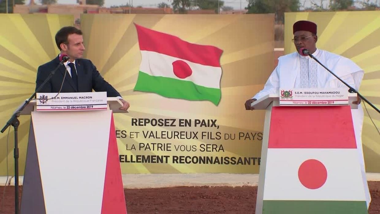 Pour Emmanuel Macron, "nous sommes à un tournant de cette guerre" contre le jihadisme au Sahel Pour Emmanuel Macron, "nous sommes à un tournant de cette guerre" contre le jihadisme au Sahel
