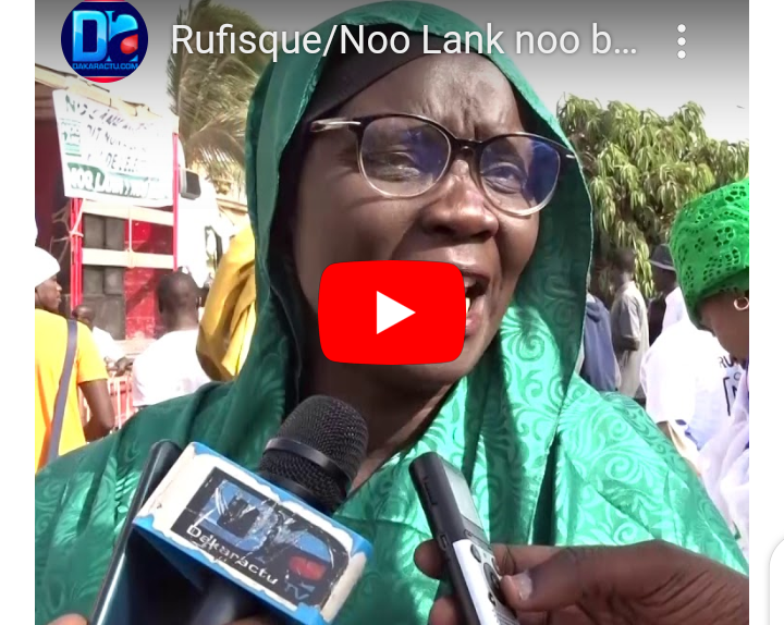 Rufisque/Noo Lank noo bagn : Les manifestants se prononcent Rufisque/Noo Lank noo bagn : Les manifestants se prononcent