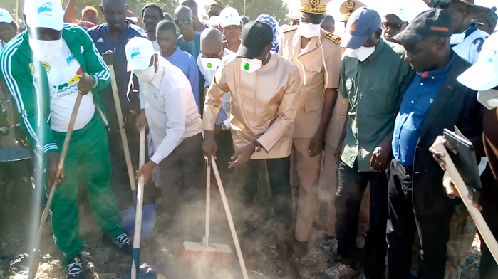 Cleaning Day à Gossas : Dionne annonce l’installation des comités de quartier pour maintenir la ville propre