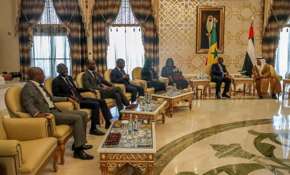 Les images de l'arrivée du PR Macky Sall à Abu Dhabi