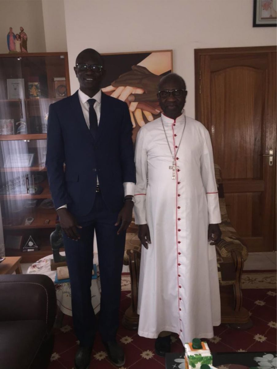 [Photos] Dr Babacar Diop reçu par le cardinal : Théodore A. Sarr "préoccupé" par la situation de Guy Marius Sagna