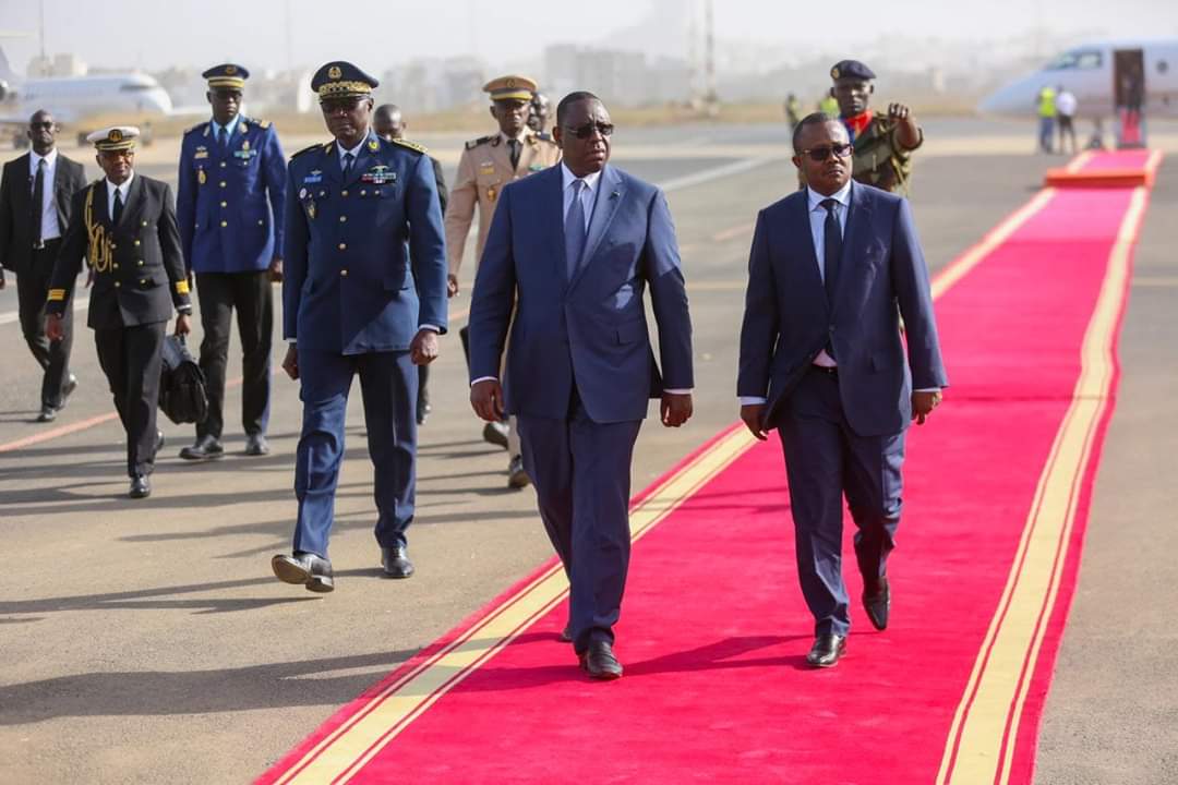 Première visite officielle du Pr Bissau Guinéen  Embaló-  Voici la réaction du Pr Macky Sall !