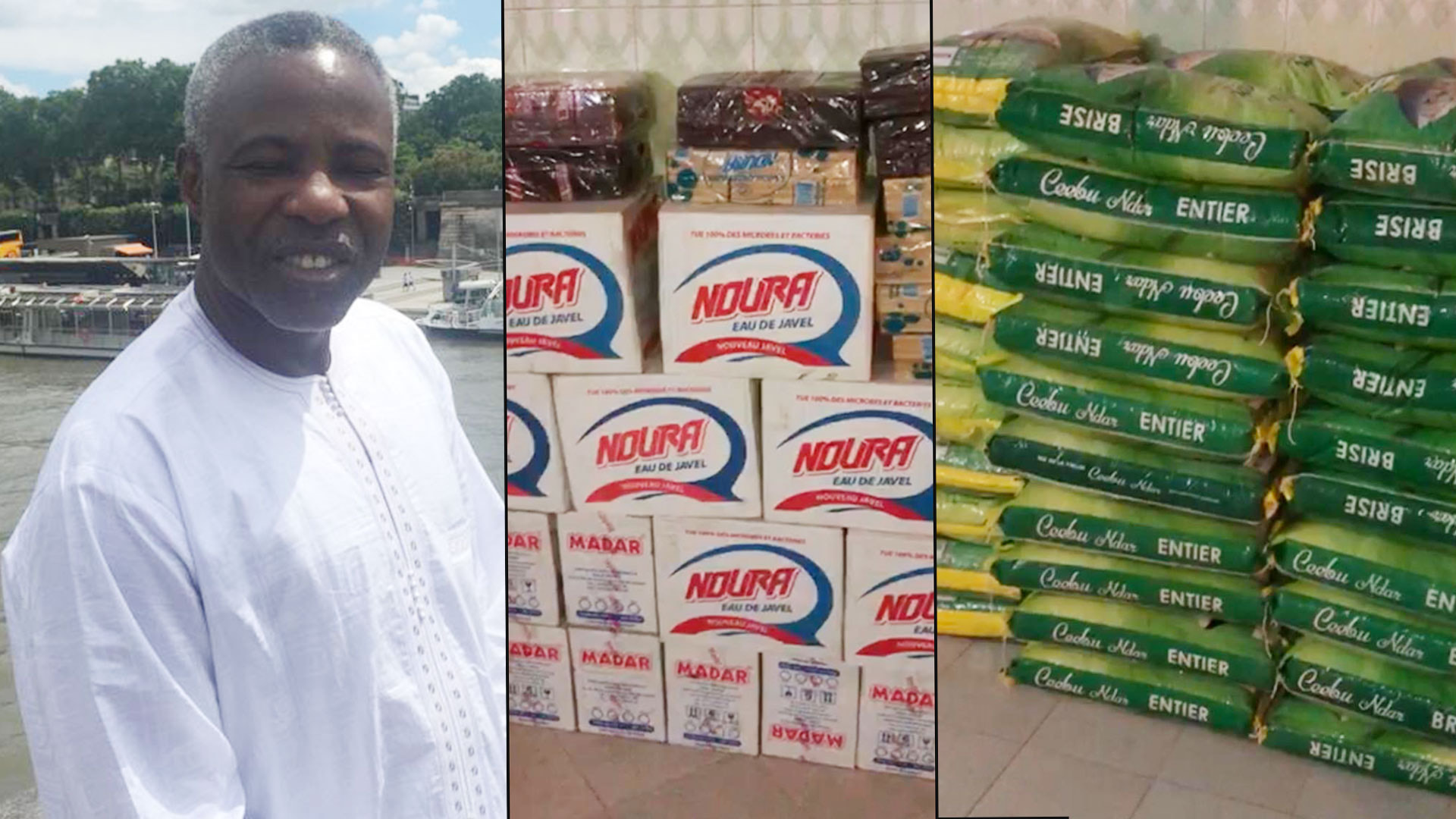 Covid-19: Malik Oumar Bayal Sow vient en appui aux habitants de son village Covid-19: Malik Oumar Bayal Sow vient en appui aux habitants de son village