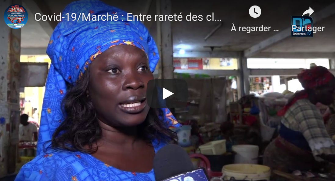 Covid-19 et le Marché / Entre rareté des clients et cherté des produits : Le calvaire quotidien des femmes au foyer et marchands.