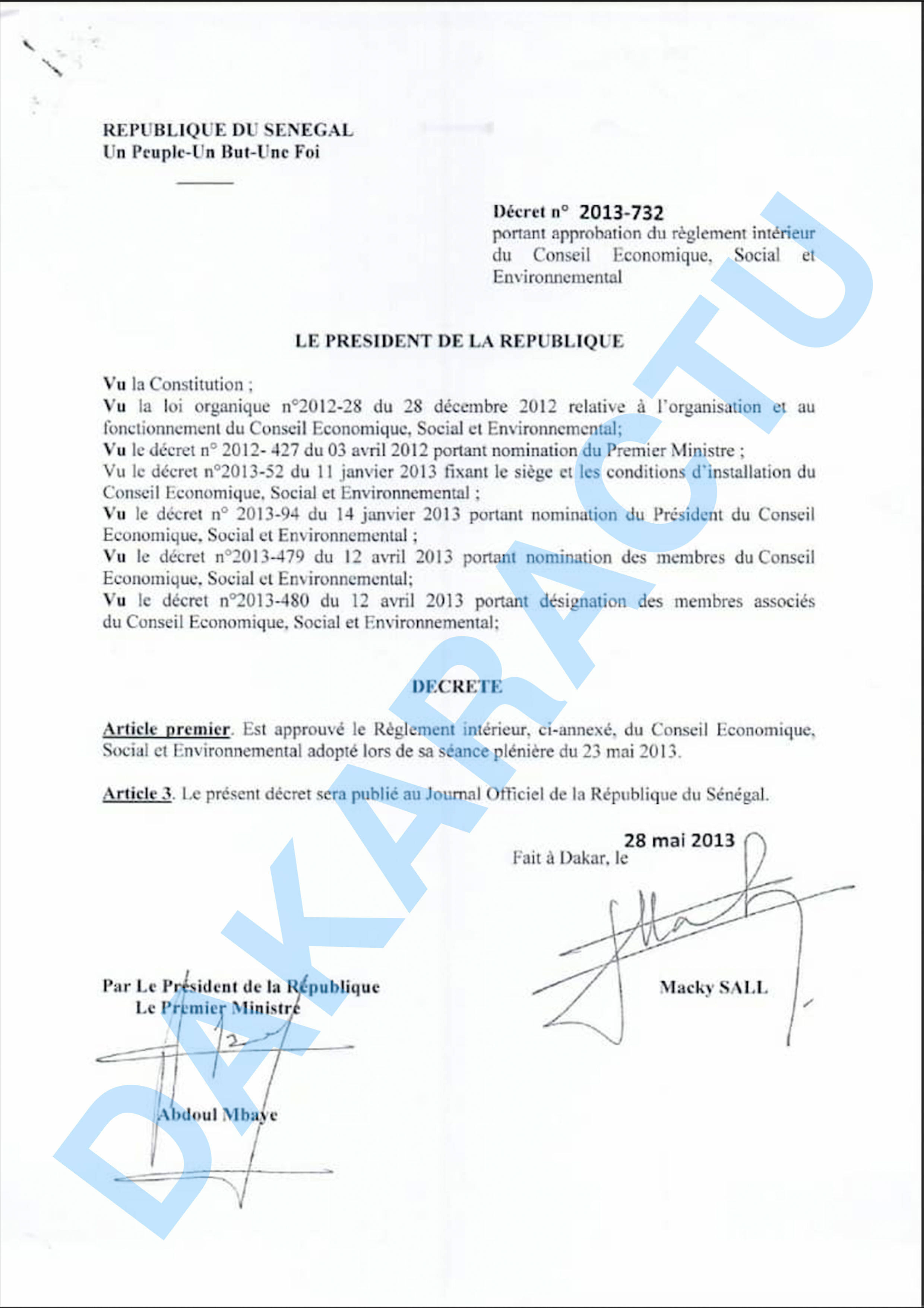 Révélations documentées !!! : Yakham Mbaye exhibe l’authentique décret 2020-964, accable Abdoul Mbaye et menace Bassirou Diomaye Faye de Pastef