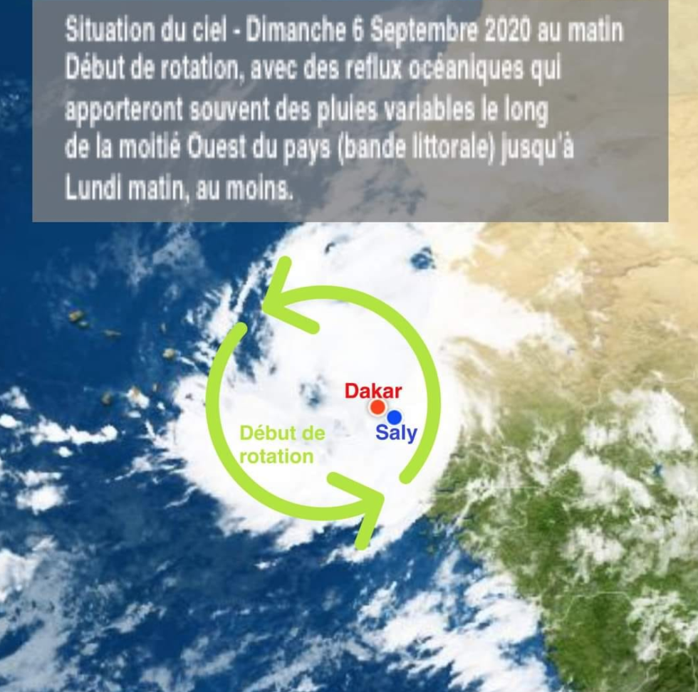 Flash météo : Fin d’après-midi et soirée du dimanche 6 Septembre