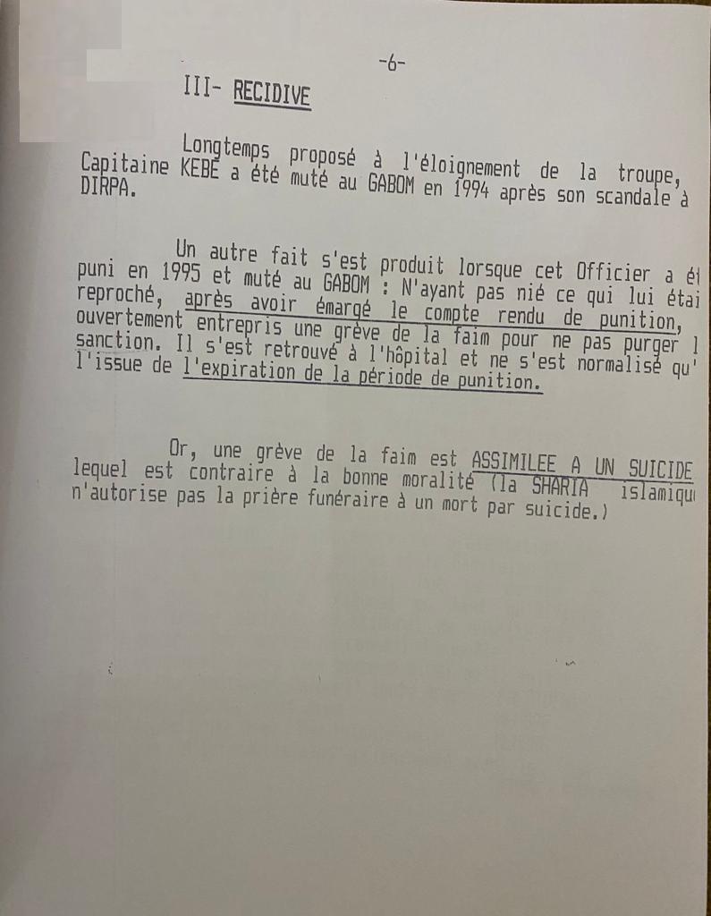 Le colonel Kébé enseignant à l’Université Gaston Berger de Saint-Louis – Un danger pour les étudiants ! (DOCUMENTS)