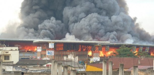 Pikine : Incendie au marché Zinc