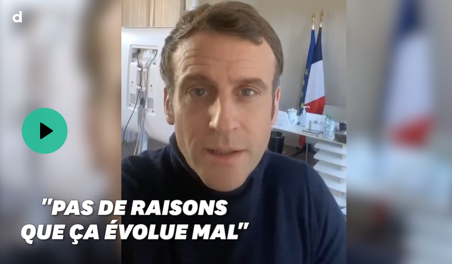 Emmanuel Macron présente "un état de santé stable"