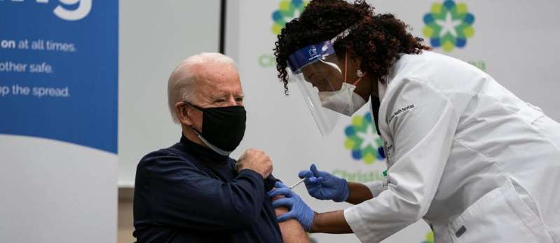 Etats-Unis : Joe Biden et son épouse ont été vaccinés contre le Covid-19