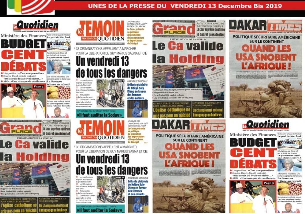 lundi 11 janvier: la revue des titres en image