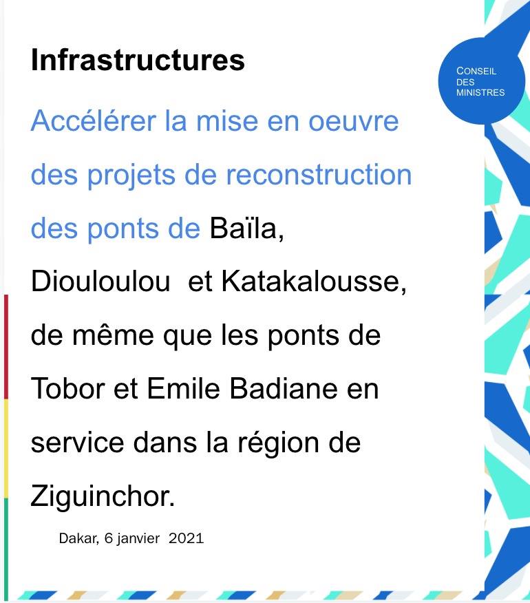 Conseil des ministres de ce mercredi 6 janvier 2021 : Découvrez les mesures phares annoncées