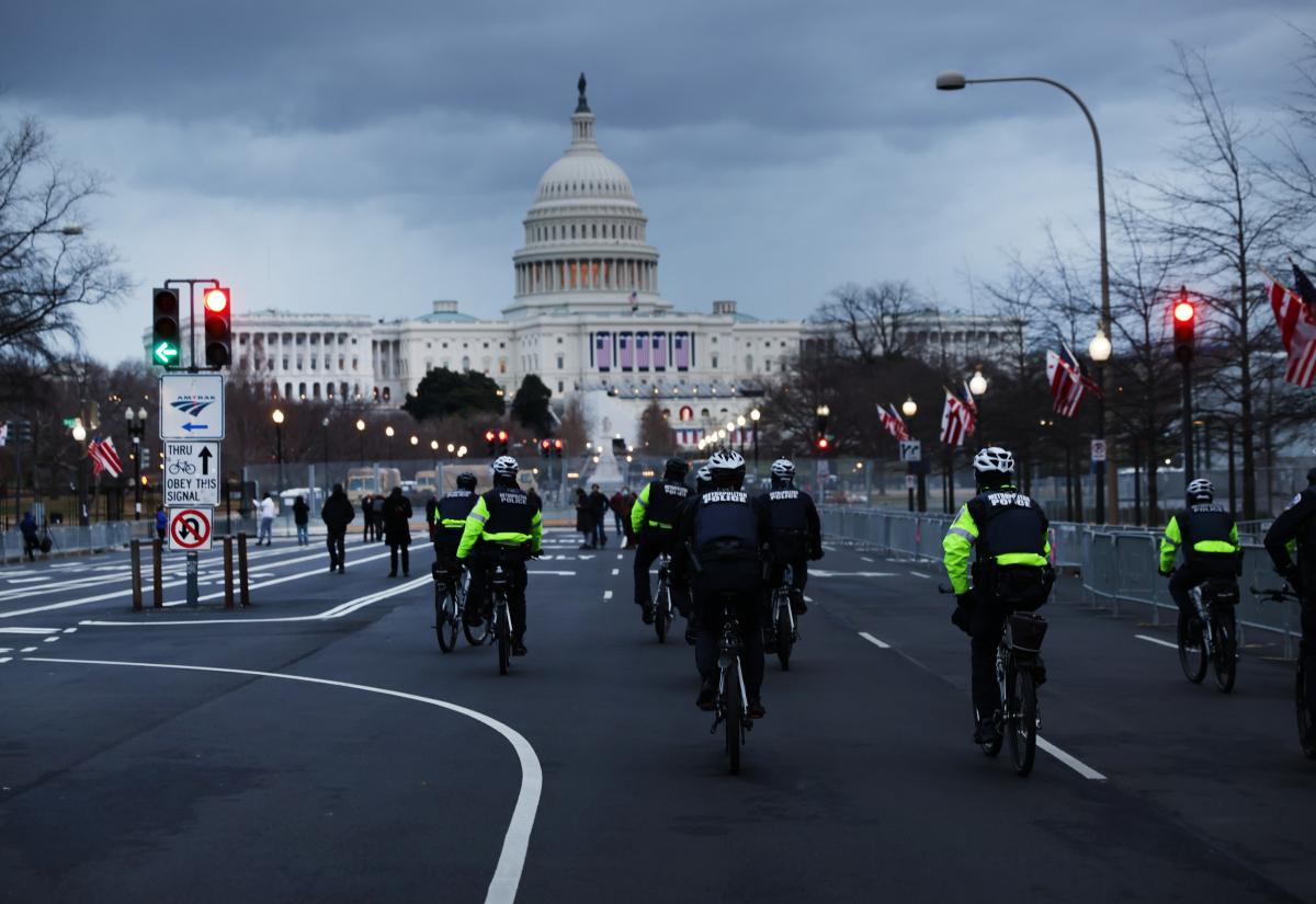 Washington se barricade avant l'investiture de Joe Biden (images)