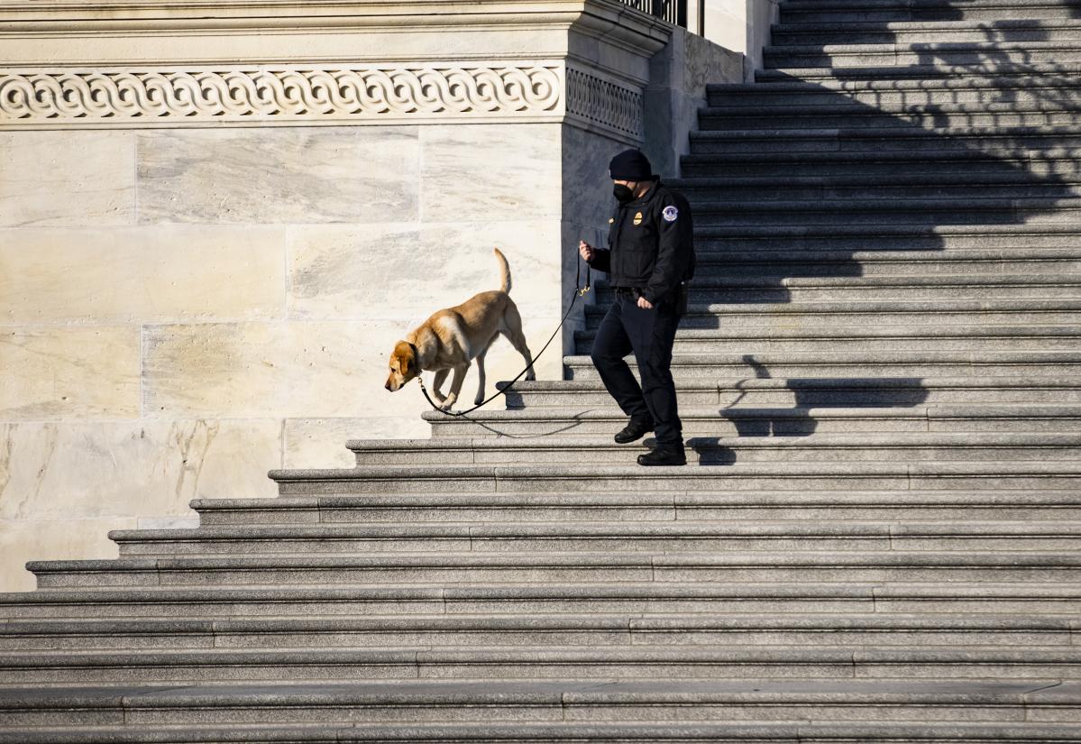 Washington se barricade avant l'investiture de Joe Biden (images)