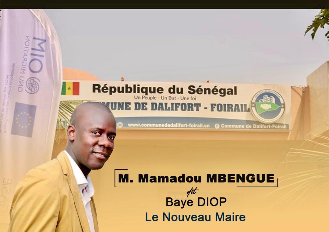 Urgent-  Mairie Dalifort- Mamadou Mbengue dit Baye Diop succède feu Idrissa DIALLO