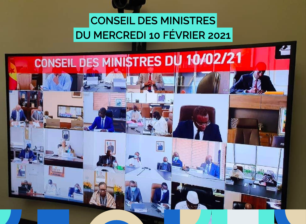 Communiqué du conseil des ministres du Mercredi 17 Février 2021.