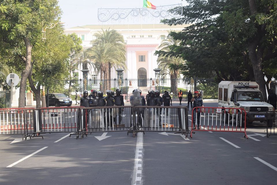 ​Emeutes sur Dakar : La Présidence de la République sous haute surveillance