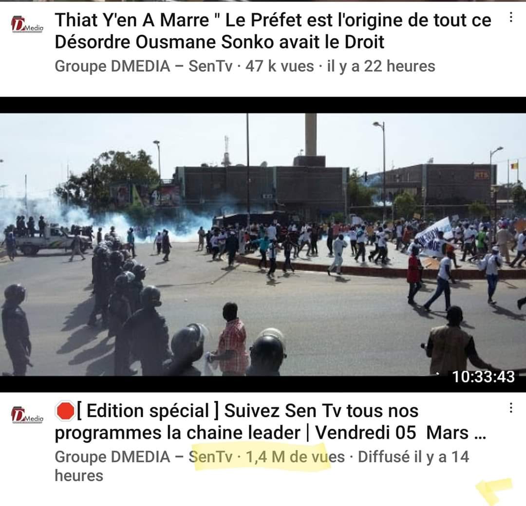 BOUGANE AU CNRA "Gardez votre signal Tnt, on préfère le signal du peuple..."