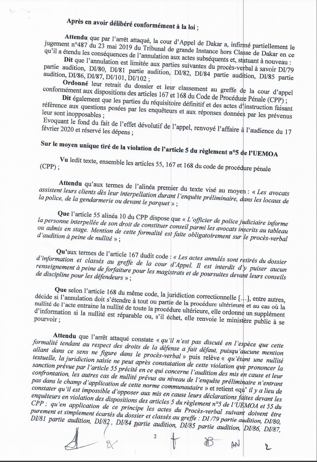 [DOCUMENT] : AFFAIRE THIONE SECK : LE VERDICT DE LA COUR SUPRÊME