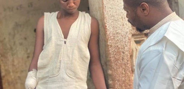 Guy Marius Sagna au chevet de Boubacar Bâ, amputé de la main : "Tu es mon héros"