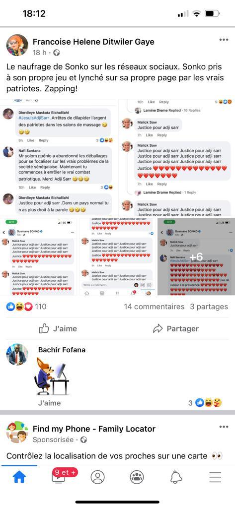 ​Réseaux sociaux – Sonko pris à son propre piège