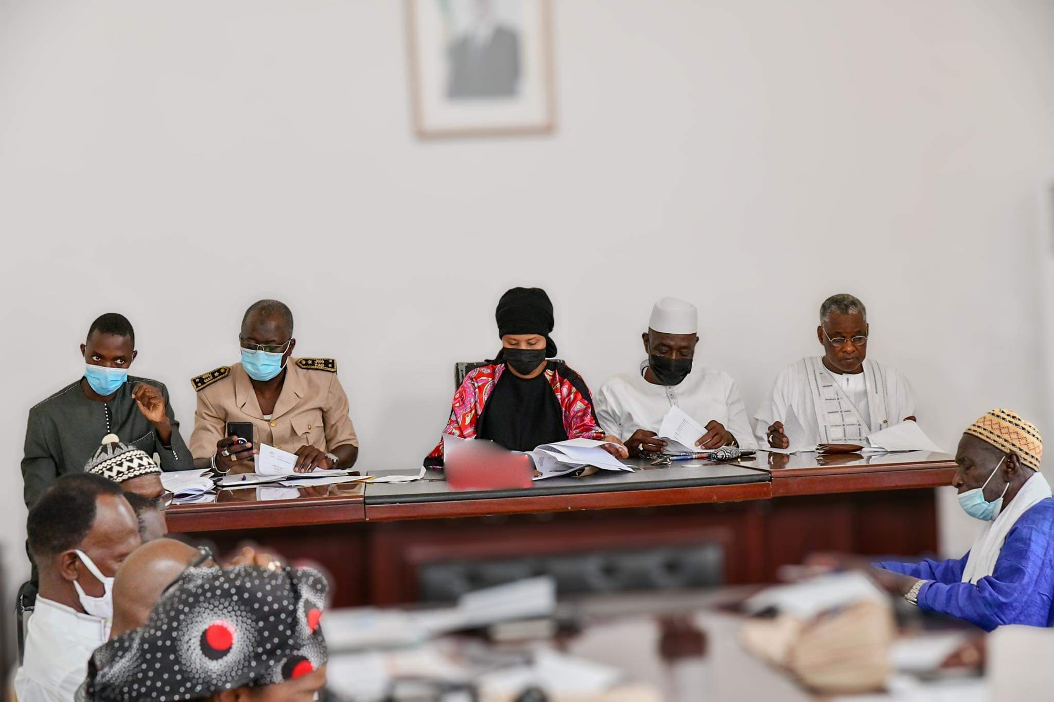 Mme la maire de Podor, Me Aïssata Tall Sall, a présidé ce jeudi matin la réunion du conseil municipal de sa... mairie  (IMAGES)