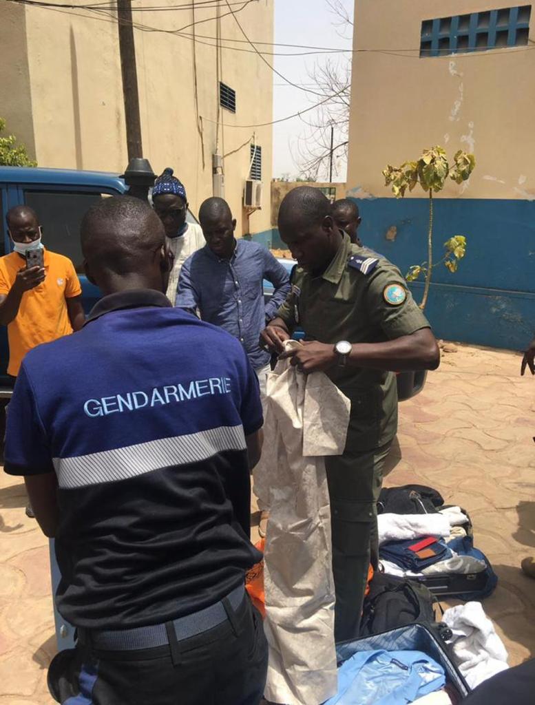 Arrêt sur image- Boy Djiné au moment de son arrestation à Missirah