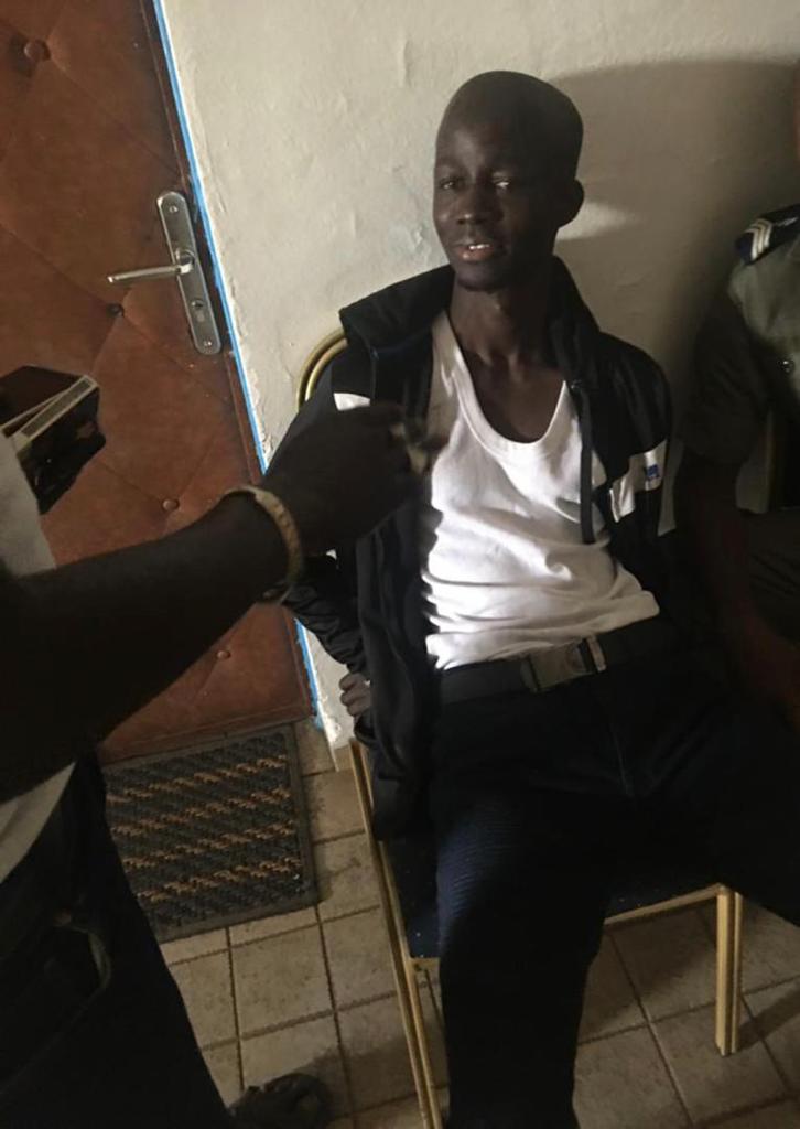 Arrêt sur image- Boy Djiné au moment de son arrestation à Missirah