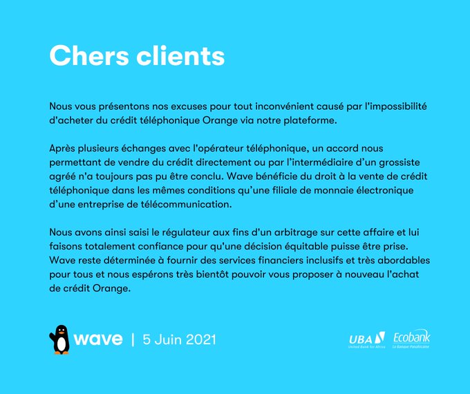 Litige avec Orange : Wave saisit l'Artp!