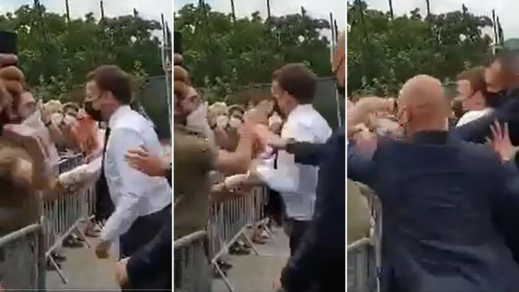 L'homme qui a giflé Macron condamné à 18 mois de prison, dont 4 ferme