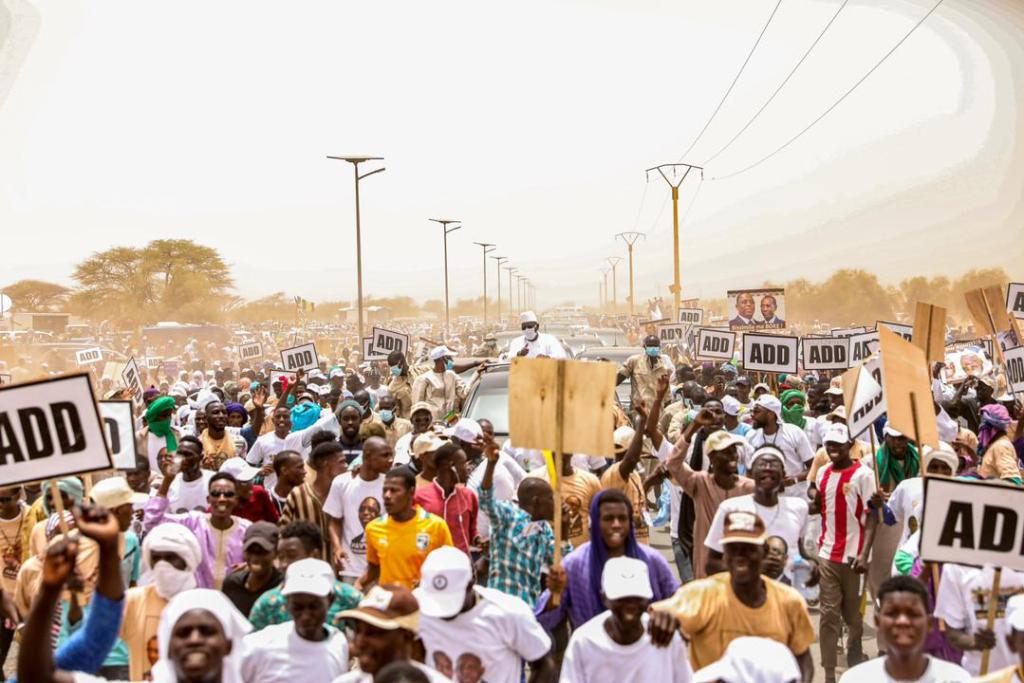 ​Macky chaleureusement reçu à Boké Diallobé dans le département de Podor