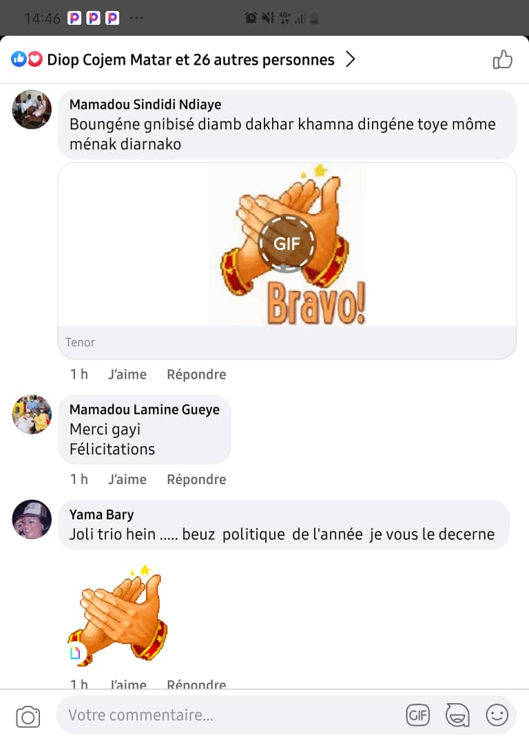 L'image du sprint des "mousquetaires de l'APR" qui affole la toile !