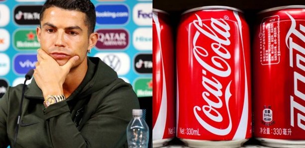 Cristiano Ronaldo fait la promotion de l'eau, Coca-Cola perd 4 milliards de dollars