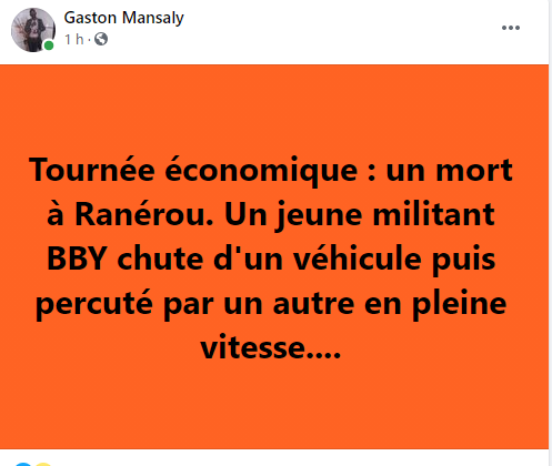 Urgent : Encore un mort dans la tournée économique de Macky Sall…