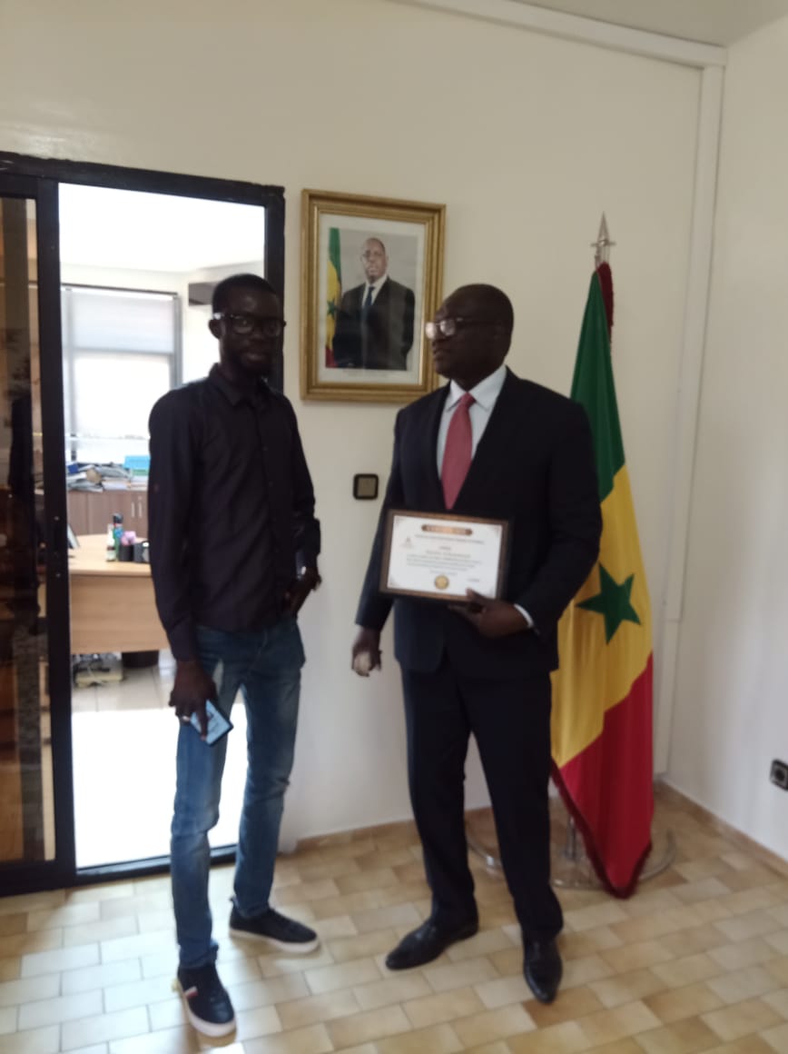 Le Consul du Sénégal à Casablanca, Massamba Sarr, honoré par l'Amicale des Jeunes Ressortissants Sénégalais