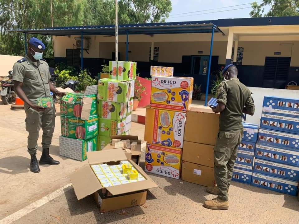 Saisie de médicaments d’une valeur de 46 millions par la brigade de gendarmerie Zone franche industrielle