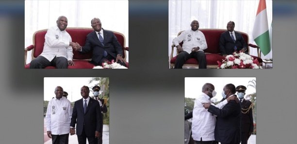 Côte d'Ivoire : les anciens rivaux Laurent Gbagbo et Alassane Ouattara prônent la réconciliation