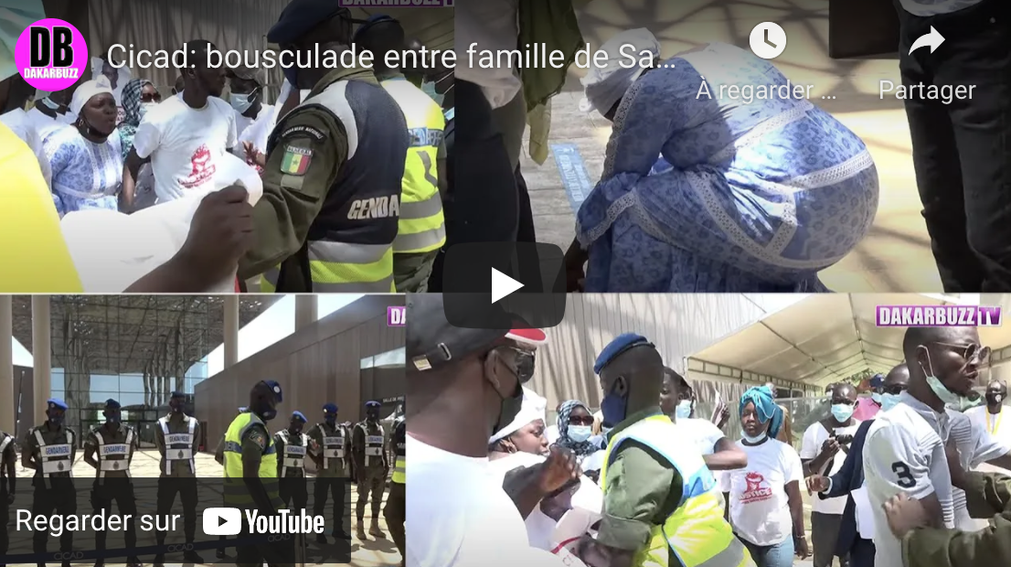 Cicad: bousculade entre famille de Samba Sarr et forces de l'ordre, ses filles en larmes (Vidéo)