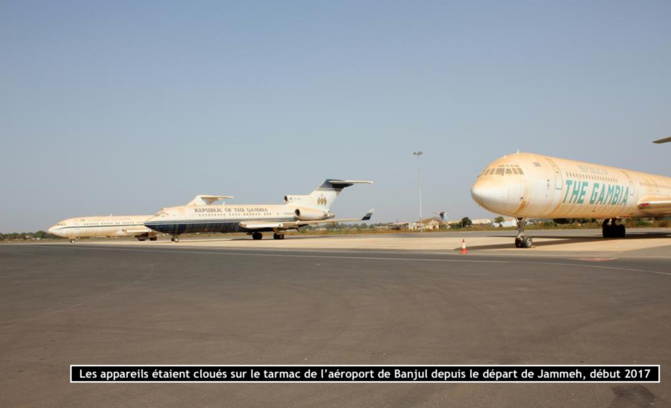 Gambie: Les avions de Yahya Jammeh cédés à 280 millions F CFA, l'Etat précise que...