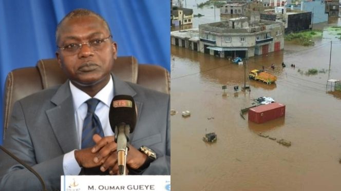 ​Aveux du ministre Oumar Guèye – Sur la lutte contre les inondations, l’Etat a  été arnaqué par l’entreprise Sahe : 1,8 milliards pour zéro