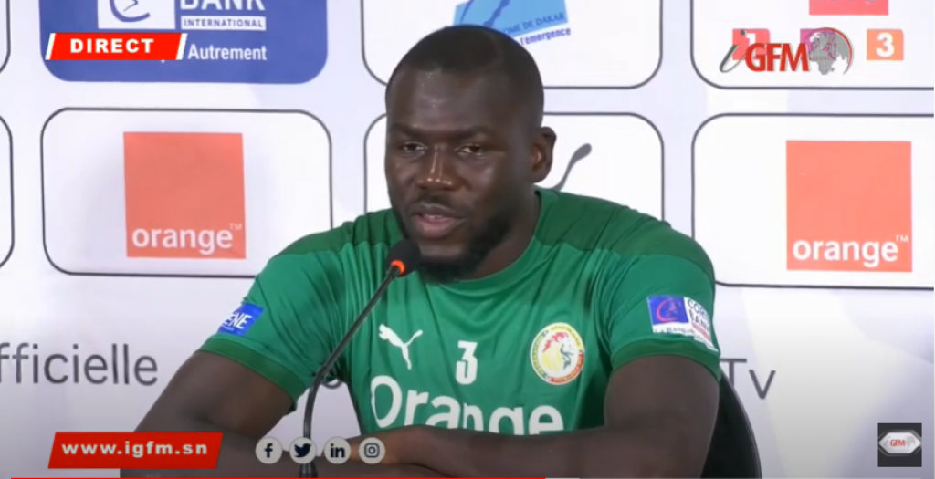 Koulibaly : "On n'aura pas d'excuses demain"