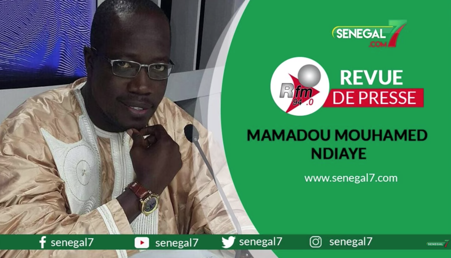 Revue de presse (wolof) Rfm du Mercredi 01 Septembre avec Mamadou Mouhamed Ndiaye