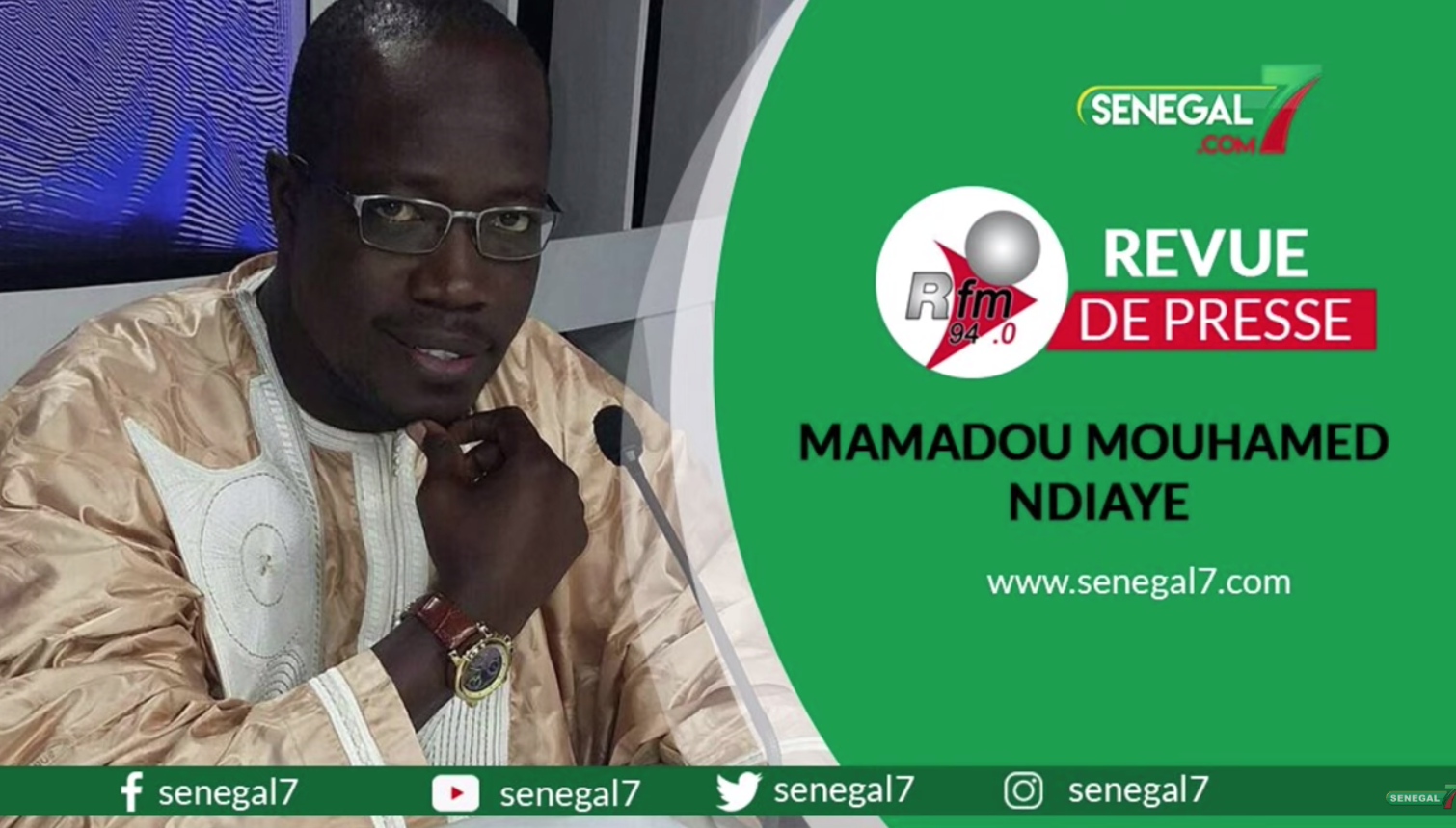 Revue de presse (wolof) Rfm du Vendredi10 septembre 2021 avec Mamadou Mouhamed Ndiaye